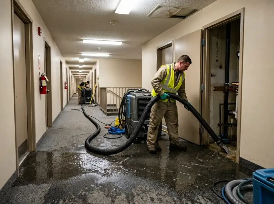 multi-unit-apartment-hallway-f-005 — frequently asked questions, Emergency Burst Pipe Water Extraction & Removal in West Gle…